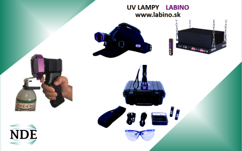 UV lampy LABINO, UV lampy baterkové, čelové, stolové, do explozívneho prostredia, www.labino.sk